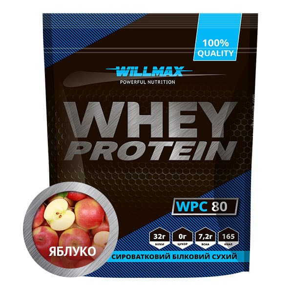 Протеин Willmax 80% Яблоко 920г